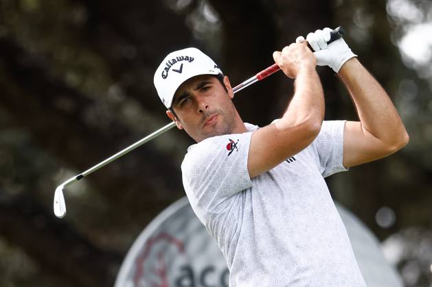 October 13, 2023, MADRID, MADRID, SPAIN: Adrian Otaegui of Spain in action during Acciona Open de Espana, Round 2, Golf tournament celebrated at Club de Campo on October 13, 2023, in Madrid, Spain. MADRID SPAIN - ZUMAa181 20231013_zaa_a181_016 Copyright: xOscarxJ.xBarrosox