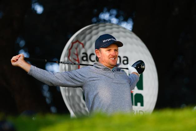 October 15, 2023, MADRID, MADRID, SPAIN: Justin Rose of England in action during Acciona Open de Espana, Round 4, Golf tournament celebrated at Club de Campo on October 15, 2023, in Madrid, Spain. MADRID SPAIN - ZUMAa181 20231015_zaa_a181_082 Copyright: xOscarxJ.xBarrosox
