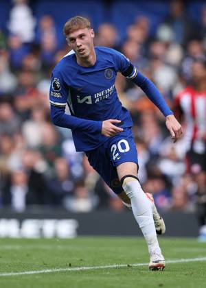 London, England, 28th October 2023. Cole Palmer of Chelsea during the Premier League match at Stamford Bridge, London. Picture credit should read: Paul Terry Sportimage EDITORIAL USE ONLY. No use with unauthorised audio, video, data, fixture lists, club league logos or live services. Online in-match use limited to 120 images, no video emulation. No use in betting, games or single club league player publications. SPI-2685-0097