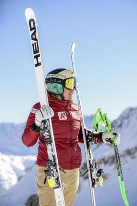 ALPINE SKIING - Ski Austria, training SOELDEN,AUSTRIA,08.NOV.23 - ALPINE SKIING - Ski Austria, downhill, training, ladies. Image shows Magdalena Egger (AUT). GEPAxpictures xPatrickxSteiner