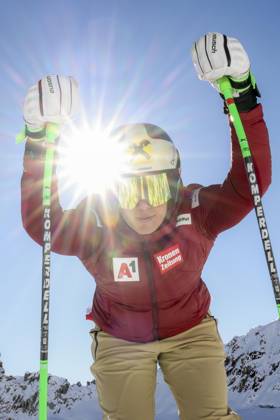 ALPINE SKIING - Ski Austria, training SOELDEN,AUSTRIA,08.NOV.23 - ALPINE SKIING - Ski Austria, downhill, training, ladies. Image shows Magdalena Egger (AUT). GEPAxpictures xPatrickxSteiner