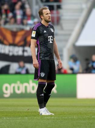 Harry Kane (FC Bayern Muenchen, 9). GER, FC Augsburg gegen FC Bayern Muenchen, Fussball, Bundesliga, 19. Spieltag, Spielzeit 2023 2024, 27.01.2024. (DFL DFB REGULATIONS PROHIBIT ANY USE OF PHOTOGRAPHS as IMAGE SEQUENCES and or QUASI-VIDEO). GER, FC Augsburg gegen FC Bayern Muenchen, Fussball, Bundesliga, 19. Spieltag, Spielzeit 2023 2024, 27.01.2024. Augsburg Copyright: xEibner-Pressefoto HeikexFeinerx EP_HFR