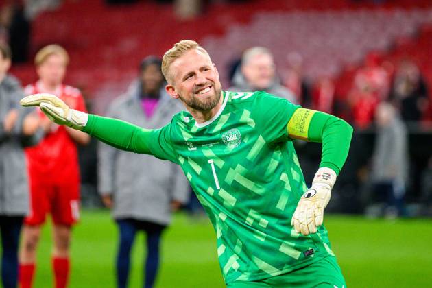 National match Denmark against Switzerland 23 03 24 1 DEN Kasper Schmeichel keeper DK Caption National match Denmark against Switzerland Friendly match Parken, Copenhagen 23 03 2024 UK Caption National match Denmark against Switzerland Friendly match Parken, Copenhagen 20240323 Copenhagen Denmark Copyright: xMichaelxBarrettxBoesenx