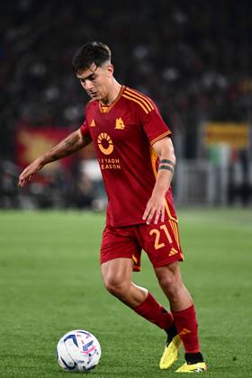 Paulo Dybala of AS Roma in action during the Serie A match between AS Roma and Juventus FC at Stadio Olimpico Rome Italy on 05 May 2024. Rome Stadio Olimpico Rome Italy Copyright: xNicolaxIanualex SP24-931-083