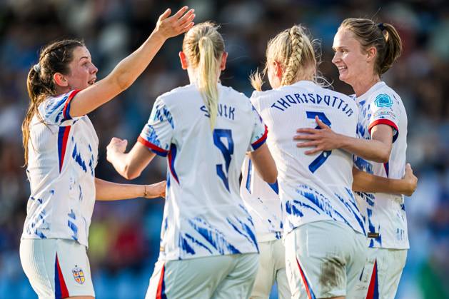 240604 Frida Maanum of Norway celebrates after scoring the 1-1 goal during the UEFA Women s EURO Qualifier, EM, Europameisterschaft football match between Italy and Norway on June 4, 2024 in Ferrara. Photo: Marius Simensen BILDBYRAN COP 238 bbeng dam em-kval em-kvalifisering kvinner em-kvalik football fotball fotboll italy jubel landskamp norge norway soccer UEFA EURO, EM, Europameisterschaft,Fussball qualifier Copyright: MARIUSxSIMENSEN BB240604BB497