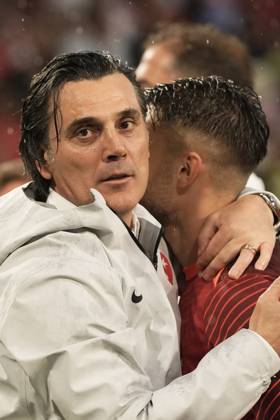 Turkey s head coach Vincenzo Montella during the Euro 2024 soccer match between Turkey and Georgia at the Signal Iduna Park, Dortmund, Germany - Friday 18, Tuesday, 2024. - Soccer . Copyright: xFabioxFerrari LaPressex