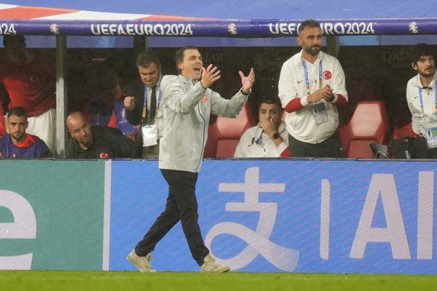 Turkey s head coach Vincenzo Montella during the Euro 2024 soccer match between Austria and Turkey at the Red Bull Arena -Round of 16, Leipzig, Germany - Tuesday July 02, 2024. - Soccer . Copyright: xFabioxFerrari LaPressex