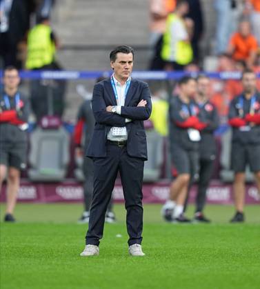 Turkiye s head coach Vincenzo Montella during UEFA EURO, EM, Europameisterschaft,Fussball 2024 quarter final football match between Turkiye and Netherlands at Olympiastadion in Berlin, Germany, on 6 July, 2024. (Photo: Copyright: MehmetxSirinxToplaoglu DepoxPhot 18375069