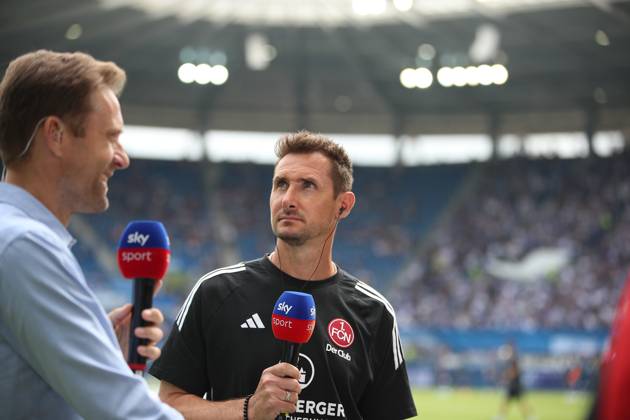 Miroslav Klose ( 1. FC Nuernberg, Chef-Trainer ) Karlsruher SC vs. 1. FC Nuernberg, Fussball, 2. Liga, 1. Spieltag, 2024 2025, 03.08.2024 , DFL REGULATIONS PROHIBIT ANY USE OF PHOTOGRAPHS AS IMAGE SEQUENCES AND OR QUASI-VIDEO. Karlsruher SC vs. 1. FC Nuernberg, Fussball, 2. Liga, 1. Spieltag, 2024 2025, 03.08.2024 Karlsruhe Copyright: xEibner-Pressefoto JanxPrihodax EP_JPA