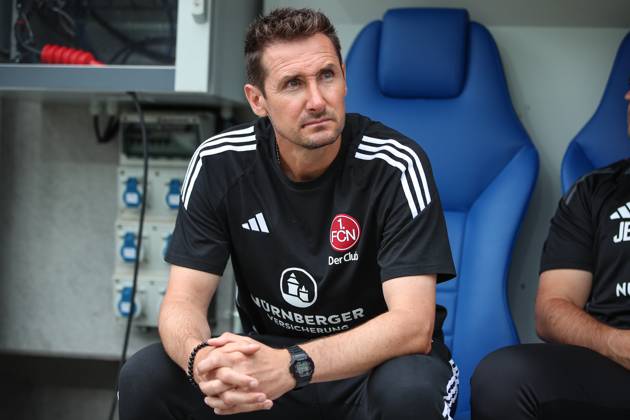 Miroslav Klose ( 1. FC Nuernberg, Chef-Trainer ) Karlsruher SC vs. 1. FC Nuernberg, Fussball, 2. Liga, 1. Spieltag, 2024 2025, 03.08.2024 , DFL REGULATIONS PROHIBIT ANY USE OF PHOTOGRAPHS AS IMAGE SEQUENCES AND OR QUASI-VIDEO. Karlsruher SC vs. 1. FC Nuernberg, Fussball, 2. Liga, 1. Spieltag, 2024 2025, 03.08.2024 Karlsruhe Copyright: xEibner-Pressefoto JanxPrihodax EP_JPA