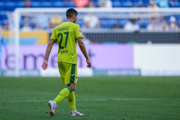 Andrej Kramaric (Hoffenheim, 27), Spieler der TSG 1899 Hoffenheim, enttäuscht schauend, Enttäuschung, Frustration, disappointed, pessimistisch, nach dem Gegentor zum 0:2, Action, Aktion, Spielszene, 10.08.2024, Sinsheim (Deutschland), Fussball, Testspiel, TSG 1899 Hoffenheim - FC Fulham, DFB DFL REGULATIONS PROHIBIT ANY USE OF PHOTOGRAPHS AS IMAGE SEQUENCES AND OR QUASI-VIDEO.