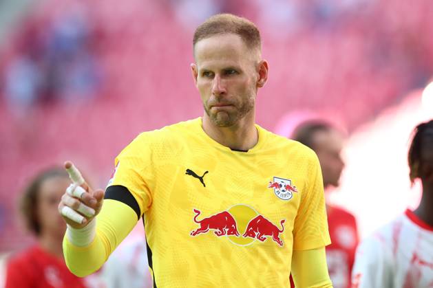 24.08.2024, xtgx, Fussball 1. Bundesliga, RB Leipzig - VfL Bochum emspor, v.l. Peter Gulasci (Leipzig, 1) Portrait, Portraet, Einzelbild (DFL DFB REGULATIONS PROHIBIT ANY USE OF PHOTOGRAPHS as IMAGE SEQUENCES and or QUASI-VIDEO) Leipzig