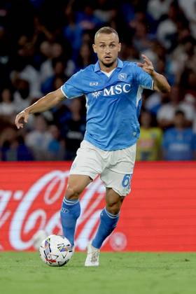 Napoli™s Stanislav Lobotka during the Serie A soccer match between Napoli and Bologna at the Diego Armando Maradona Stadium in Naples, southern italy - Sunday, August 25 , 2024. - Soccer . Copyright: xAlessandroxGarofalo LaPressex