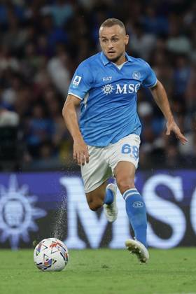 Napoli™s Stanislav Lobotka during the Serie A soccer match between Napoli and Bologna at the Diego Armando Maradona Stadium in Naples, southern italy - Sunday, August 25 , 2024. - Soccer . Copyright: xAlessandroxGarofalo LaPressex