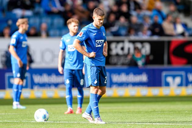 Andrej Kramaric (Hoffenheim, 27), Spieler der TSG 1899 Hoffenheim, enttäuscht schauend, Enttäuschung, Frustration, disappointed, pessimistisch, nach dem Gegentor zum 0:2, Action, Aktion, Spielszene, 14.09.2024, Sinsheim (Deutschland), Fussball, Bundesliga, TSG 1899 Hoffenheim - Bayer 04 Leverkusen, DFB DFL REGULATIONS PROHIBIT ANY USE OF PHOTOGRAPHS AS IMAGE SEQUENCES AND OR QUASI-VIDEO.