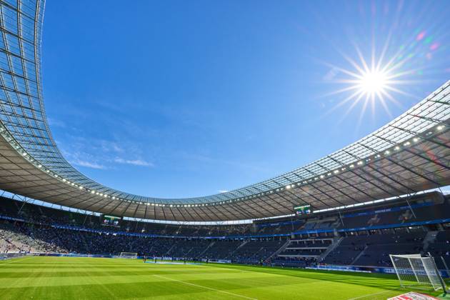 Stimmungsbild Olympiastadion Berlin GER, Hertha BSC vs. Fortuna Duesseldorf, Fussball Herren, 2. Bundesliga, Saison 2024 2025, 05. Spieltag, 15.09.2024. (DFL REGULATIONS PROHIBIT ANY USE OF PHOTOGRAPHS AS IMAGE SEQUENCES AND OR QUASI - VIDEO). GER, Hertha BSC vs. Fortuna Duesseldorf, Fussball Herren, 2. Bundesliga, Saison 2024 2025, 05. Spieltag, 15.09.2024. Berlin Copyright: xEibner-Pressefotox xClaudiusxRauchx EP_CRH