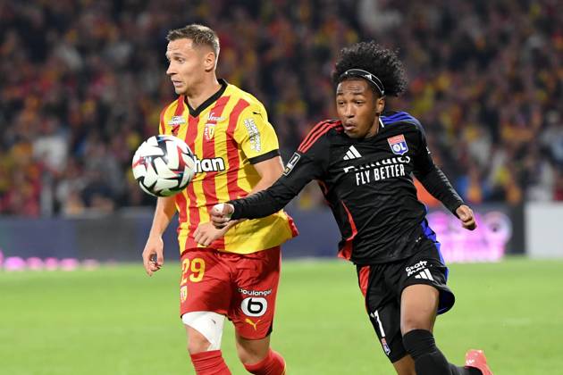 RC Lens v Olympique Lyonnais - Ligue 1 MCDonald s 2024 2025 11 Malick FOFANA (ol) - 29 Przemyslaw FRANKOWSKI (rcl) during the Ligue 1 MCDonald s match between Lens and Lyon at Stade Bollaert-Delelis on September 15, 2024 in Lens, France. Lens France Copyright: xFEPx 776203932