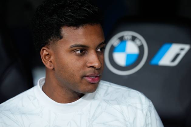 October 5, 2024, Madrid, Madrid, SPAIN: Rodrygo Goes of Real Madrid looks on during the Spanish League, LaLiga EA Sports, football match played between Real Madrid and Villarreal CF at Santiago Bernabeu stadium on October 5, 2024, in Madrid, Spain. Madrid SPAIN - ZUMAa181 20241005_zaa_a181_148 Copyright: xOscarxJ.xBarrosox