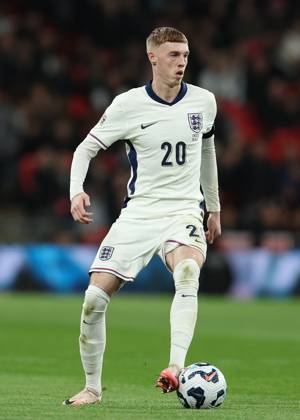 London, England, 10th October 2024. Cole Palmer of England during the UEFA Nations League match at Wembley Stadium, London. Picture credit should read: Paul Terry Sportimage EDITORIAL USE ONLY. No use with unauthorised audio, video, data, fixture lists, club league logos or live services. Online in-match use limited to 120 images, no video emulation. No use in betting, games or single club league player publications. SPI-3369-0144
