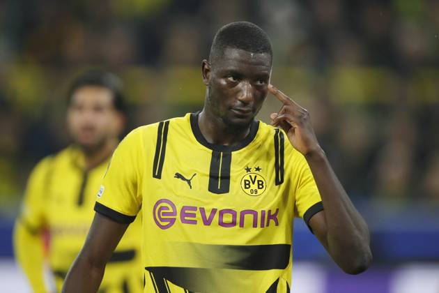 DORTMUND - Serhou Guirassy of Borussia Dortmund during the UEFA Champions League match between Borussia Dortmund and Celtic FC at the Signal Iduna Park on Oct. 01, 2024 in Dortmund, Germany. ANP Hollandse Hoogte BART STOUTJESDIJK UEFA Champions League 2024 25 League Phase MD2 2024 25 xVIxANPxSportx xBartxStoutjesdijkxIVx 510649665 originalFilename: 510649665
