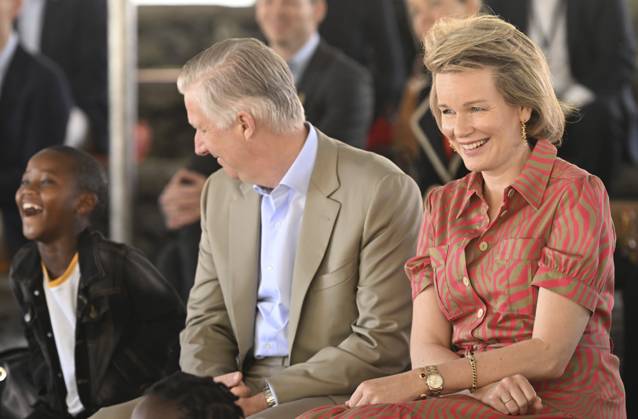 State Visit of King Philippe and Queen Mathilde to South Africa (Day 5) CAPE TOWN, SOUTH AFRICA - MARCH 26 : State Visit of King Philippe and Queen Mathilde to South Africa (Day 5) - King Philippe & Queen Mathilde visit of Philippi Village - Lunch at Den Anker - King Philippe & Queen Mathilde visit the UNESCO World Heritage site Kirstenbosch on 26, 2023 in Cape Town, South Africa, 26 03 2023 Cape Town South Africa Copyright: xDidierxLebrunx 11024010-104