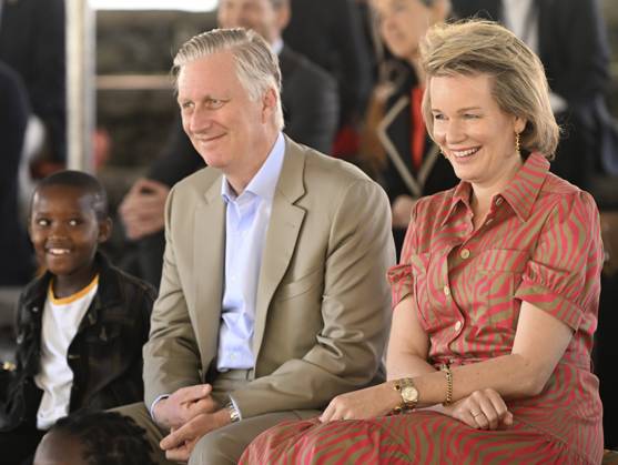 State Visit of King Philippe and Queen Mathilde to South Africa (Day 5) CAPE TOWN, SOUTH AFRICA - MARCH 26 : State Visit of King Philippe and Queen Mathilde to South Africa (Day 5) - King Philippe & Queen Mathilde visit of Philippi Village - Lunch at Den Anker - King Philippe & Queen Mathilde visit the UNESCO World Heritage site Kirstenbosch on 26, 2023 in Cape Town, South Africa, 26 03 2023 Cape Town South Africa Copyright: xDidierxLebrunx 11024010-105
