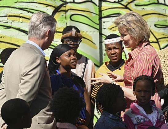 State Visit of King Philippe and Queen Mathilde to South Africa (Day 5) CAPE TOWN, SOUTH AFRICA - MARCH 26 : State Visit of King Philippe and Queen Mathilde to South Africa (Day 5) - King Philippe & Queen Mathilde visit of Philippi Village - Lunch at Den Anker - King Philippe & Queen Mathilde visit the UNESCO World Heritage site Kirstenbosch on 26, 2023 in Cape Town, South Africa, 26 03 2023 Cape Town South Africa Copyright: xDidierxLebrunx 11024010-106
