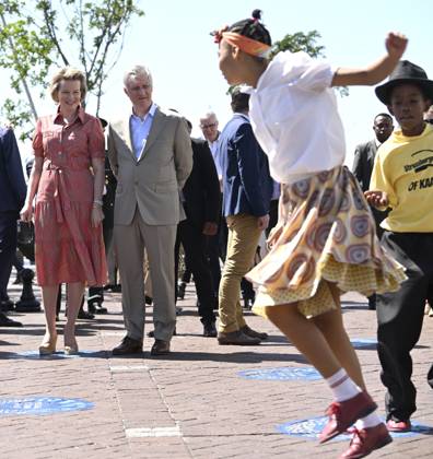 State Visit of King Philippe and Queen Mathilde to South Africa (Day 5) CAPE TOWN, SOUTH AFRICA - MARCH 26 : State Visit of King Philippe and Queen Mathilde to South Africa (Day 5) - King Philippe & Queen Mathilde visit of Philippi Village - Lunch at Den Anker - King Philippe & Queen Mathilde visit the UNESCO World Heritage site Kirstenbosch on 26, 2023 in Cape Town, South Africa, 26 03 2023 Cape Town South Africa Copyright: xDidierxLebrunx 11024010-122