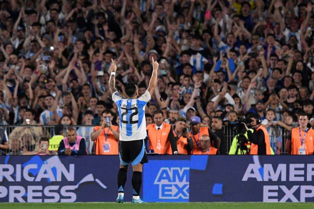 BUENOS AIRES, ARGENTINA - OCTOBER 15: Lautaro Martinez of Argentina celebrates after scoring goal during the FIFA World Cup, WM, Weltmeisterschaft, Fussball 2026 South American Qualifier match between Argentina and Bolivia at Estadio Mas Monumental Antonio Vespucio Liberti on October 15, 2024 in Buenos Aires, Argentina. Photo by D.Halisz SFSI Argentina v Bolivia - FIFA World Cup 2026 Qualifier Copyright: xDiegoxHalisz SFSIx