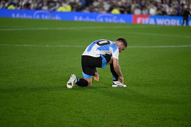 BUENOS AIRES, ARGENTINA - OCTOBER 15: Alexis Mac Allister of Argentina looks on during the FIFA World Cup, WM, Weltmeisterschaft, Fussball 2026 South American Qualifier match between Argentina and Bolivia at Estadio Mas Monumental Antonio Vespucio Liberti on October 15, 2024 in Buenos Aires, Argentina. Photo by D.Halisz SFSI Argentina v Bolivia - FIFA World Cup 2026 Qualifier Copyright: xDiegoxHalisz SFSIx