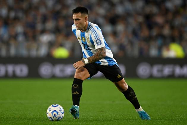 BUENOS AIRES, ARGENTINA - OCTOBER 15: Lautaro Martinez of Argentina during the FIFA World Cup, WM, Weltmeisterschaft, Fussball 2026 South American Qualifier match between Argentina and Bolivia at Estadio Mas Monumental Antonio Vespucio Liberti on October 15, 2024 in Buenos Aires, Argentina. Photo by D.Halisz SFSI Argentina v Bolivia - FIFA World Cup 2026 Qualifier Copyright: xDiegoxHalisz SFSIx