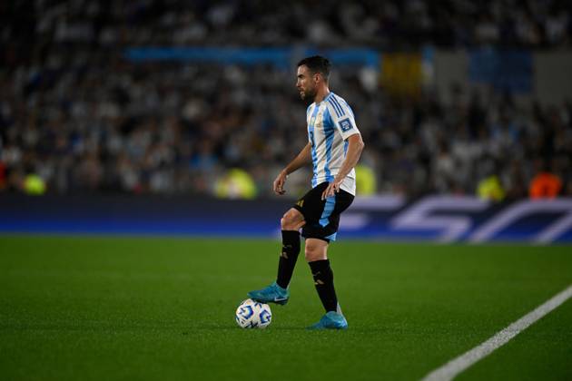 BUENOS AIRES, ARGENTINA - OCTOBER 15: Nicolas Tagliafico of Argentina during the FIFA World Cup, WM, Weltmeisterschaft, Fussball 2026 South American Qualifier match between Argentina and Bolivia at Estadio Mas Monumental Antonio Vespucio Liberti on October 15, 2024 in Buenos Aires, Argentina. Photo by D.Halisz SFSI Argentina v Bolivia - FIFA World Cup 2026 Qualifier Copyright: xDiegoxHalisz SFSIx