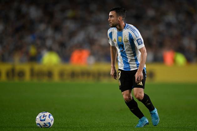 BUENOS AIRES, ARGENTINA - OCTOBER 15: Nicolas Tagliafico of Argentina during the FIFA World Cup, WM, Weltmeisterschaft, Fussball 2026 South American Qualifier match between Argentina and Bolivia at Estadio Mas Monumental Antonio Vespucio Liberti on October 15, 2024 in Buenos Aires, Argentina. Photo by D.Halisz SFSI Argentina v Bolivia - FIFA World Cup 2026 Qualifier Copyright: xDiegoxHalisz SFSIx