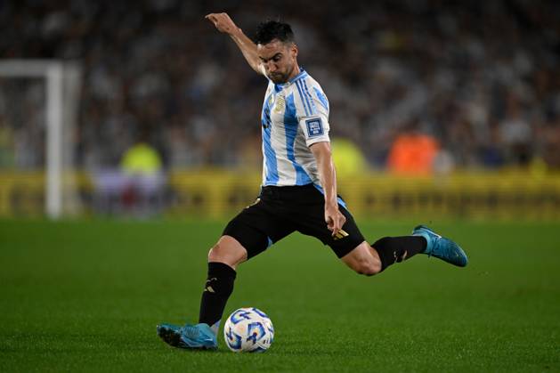 BUENOS AIRES, ARGENTINA - OCTOBER 15: Nicolas Tagliafico of Argentina during the FIFA World Cup, WM, Weltmeisterschaft, Fussball 2026 South American Qualifier match between Argentina and Bolivia at Estadio Mas Monumental Antonio Vespucio Liberti on October 15, 2024 in Buenos Aires, Argentina. Photo by D.Halisz SFSI Argentina v Bolivia - FIFA World Cup 2026 Qualifier Copyright: xDiegoxHalisz SFSIx