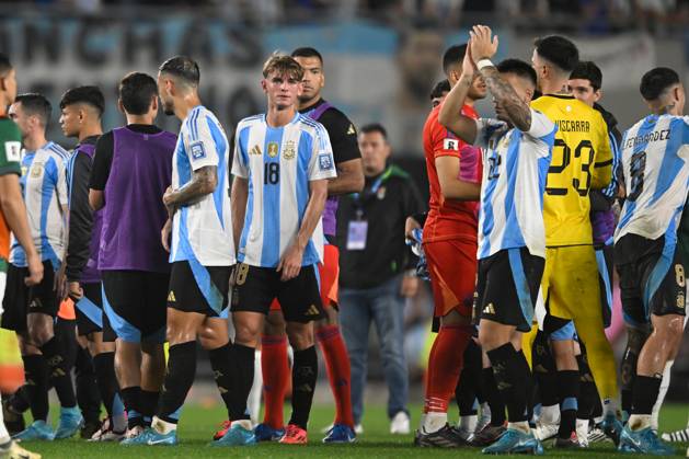 BUENOS AIRES, ARGENTINA - OCTOBER 15: Nico Paz of Argentina during the FIFA World Cup, WM, Weltmeisterschaft, Fussball 2026 South American Qualifier match between Argentina and Bolivia at Estadio Mas Monumental Antonio Vespucio Liberti on October 15, 2024 in Buenos Aires, Argentina. Photo by D.Halisz SFSI Argentina v Bolivia - FIFA World Cup 2026 Qualifier Copyright: xDiegoxHalisz SFSIx