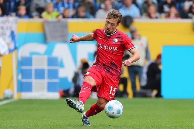 19.10.2024, xtvx, Fussball 1.Bundesliga, TSG 1899 Hoffenheim - VfL Bochum emspor, v.l. Felix Passlack (VfL Bochum) Portrait (DFL DFB REGULATIONS PROHIBIT ANY USE OF PHOTOGRAPHS as IMAGE SEQUENCES and or QUASI-VIDEO) Sinsheim