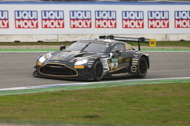 Hockenheim, Deutschland 18.-20. Oktober 2024: ADAC GT Masters Finale - Hockenheimring 2024 Im Bild: Denis Bulatov Mike David Ortmann (Walkenhorst Motorsport Aston Martin Vantage GT3 Evo) Hockenheimring Baden Württemberg Copyright: xFotostandx xManfredxStiebertx