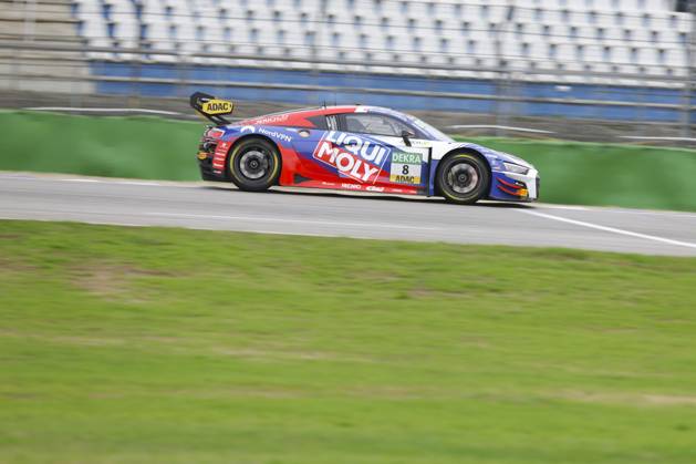 Hockenheim, Deutschland 18.-20. Oktober 2024: ADAC GT Masters Finale - Hockenheimring 2024 Im Bild: Jonas Karklys Pablo Schumm (Team Engstler - Audi R8 LMS Evo II) Hockenheimring Baden Württemberg Copyright: xFotostandx xManfredxStiebertx