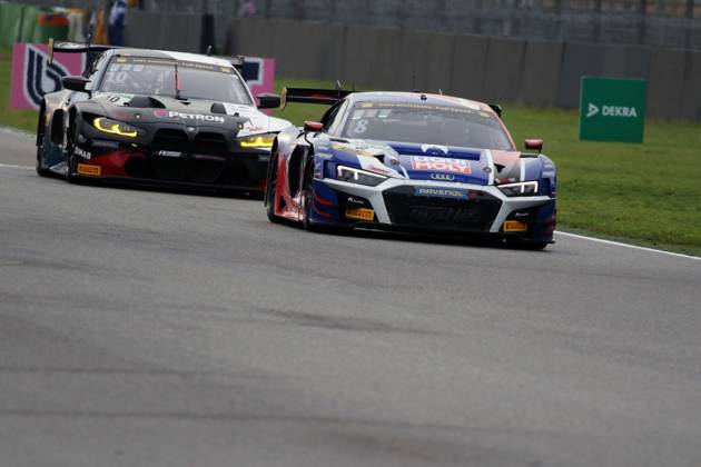 Hockenheim, Deutschland 18.-20. Oktober 2024: ADAC GT Masters Finale - Hockenheimring 2024 Im Bild: Jonas Karklys(LTU) Pablo Schumm(CHE), Eduardo Coseteng(PHL) Gregory de Sybourg(CHE), Hockenheimring Baden Württemberg Copyright: xFotostandx xHorstxBernhardtx