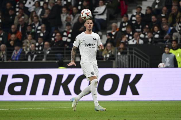 Robin Koch 4 (Eintracht Frankfurt), Eintracht Frankfurt vs. Riga FS, Europa League, 1. Runde, 24.10.2024 Frankfurt Hessen Deutschland