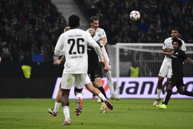 Robin Koch 4 (Eintracht Frankfurt), Eintracht Frankfurt vs. Riga FS, Europa League, 1. Runde, 24.10.2024 Frankfurt Hessen Deutschland