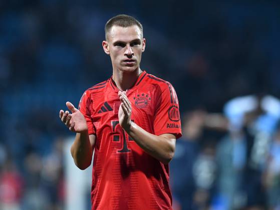 Joshua Kimmich (FC Bayern Muenchen) gestikuliert, gestik waehrend des Spiels der 1. Bundesliga zwischen VfL Bochum 1848 und FC Bayern München, Vonovia Ruhrstadion am 27. October 2024 in Bochum, Deutschland. (Foto von Ralf Treese DeFodi Images) +++ Joshua Kimmich (FC Bayern Muenchen) gestures during the Bundesliga match between VfL Bochum 1848 and FC Bayern München at Vonovia Ruhrstadion on October 27, 2024 in Bochum, Germany. (Photo by Ralf Treese DeFodi Images) DFL regulations prohibit any use of photographs as image sequences and or quasi-video. not used in POL SRB CRO FRA GBR NED ITA USA Defodi-521_BOCFCB20241027_199