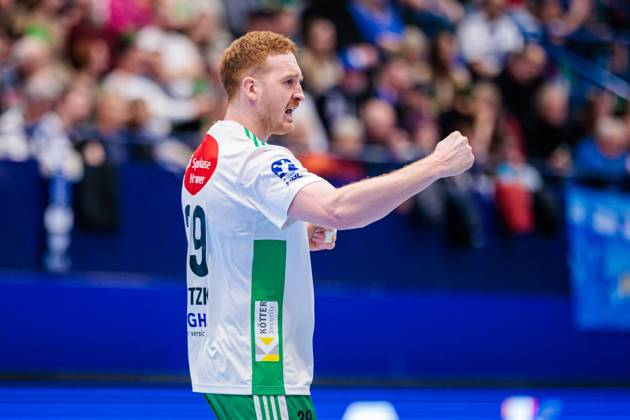 Lukas Stutzke (TSV Hannover-Burgdorf, 39) jubelt nach Torerfolg Tor GER, TBV Lemgo Lippe vs. TSV Hannover-Burgdorf, Handball, 1. Bundesliga, 12. Spieltag, Spielzeit 2024 2025, 01.12.2024 GER, TBV Lemgo Lippe vs. TSV Hannover-Burgdorf, Handball, 1. Bundesliga, 12. Spieltag, Spielzeit 2024 2025, 01.12.2024 Lemgo Copyright: xEibner-Pressefoto JanxRollingerx EP_JSK