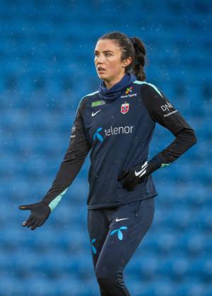 241202 Ingrid Syrstad Engen of the Norwegian women s national football team during a training session on December 2, 2024 in Oslo. Photo: Vegard Grott BILDBYRAN kod VG VG0699 bbeng fotboll football soccer fotball norge norway women dam UEFA EURO, EM, Europameisterschaft,Fussball Qualifier, EM, Europameisterschaft em-kvalifisering kvinner em-kvalik em-kval träning practice training trening Copyright: VEGARDxGRoTT BB241202VG053
