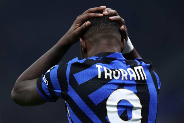 Serie A Fc Internazionale - Parma Calcio Marcus Thuram of Fc Internazionale looks dejected during the Serie A match beetween Fc Internazionale and Parma Calcio at Stadio Giuseppe Meazza on December 6, 2024 in Milan Italy . Milano Stadio Giuseppe Meazza Italy Copyright: xMarcoxCanonierox