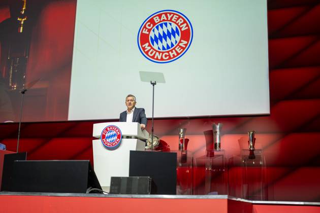 Herbert Heiner (FC Bayern Muenchen, Praesident), GER, FC Bayern Muenchen, Fussball, Bundesliga, Mitgliederversamlung, Jahreshauptversammlung, Spielzeit 2024 2025, 08.12.2024, Eibner-Pressefoto Sascha Walther GER, FC Bayern Muenchen, Fussball, Bundesliga, Mitgliederversamlung, Jahreshauptversammlung, Spielzeit 2024 2025, 08.12.2024 Muenchen Copyright: xEibner-Pressefotox EP_EER