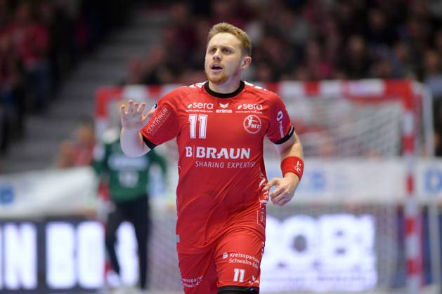 Jubel bei Dimitri Ignatow (MT Melsungen 11) , GER, MT Melsungen vs. HSV Hamburg, Handball, 1. Bundesliga, 14. Spieltag, Saison 2024 2025, 11.12.2024, GER, MT Melsungen vs. HSV Hamburg, Handball, 1. Bundesliga, 14. Spieltag, Saison 2024 2025, 11.12.2024 Kassel Copyright: xEibner-Pressefoto RolandxSippelx EP_RSL