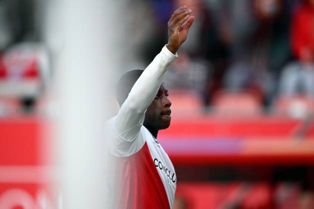UTRECHT - Yoann Cathline of FC Utrecht celebrates the 2-1 during the Dutch Eredivisie match between FC Utrecht and Fortuna Sittard at stadium Galgenwaard on Dec. 22, 2024 in Utrecht, Netherlands. ANP Dutch Eredivisie 2024 25 xVIxANPxSportx xxANPxIVx 516190089 originalFilename: 516190089