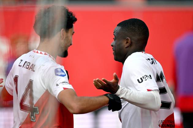 UTRECHT - Yoann Cathline of FC Utrecht celebrates the 2-1 during the Dutch Eredivisie match between FC Utrecht and Fortuna Sittard at stadium Galgenwaard on Dec. 22, 2024 in Utrecht, Netherlands. ANP Dutch Eredivisie 2024 25 xVIxANPxSportx xxANPxIVx 516190147 originalFilename: 516190147