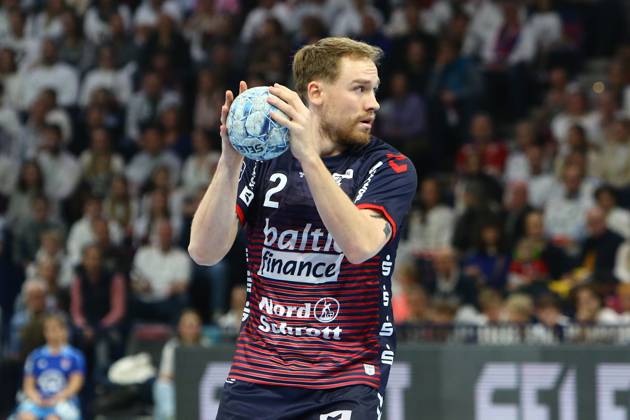 2 Simon Pytlick (SG Flensburg-Handewitt) Handball I Herren I Bundesliga (Daikin HBL) I Saison 2024-2025 I 16. Spieltag I HSV Hamburg - SG Flensburg-Handewitt I 22.12.2024 I Barclays Arena